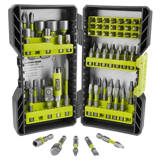 Ryobi 30 piece drill bit set sales